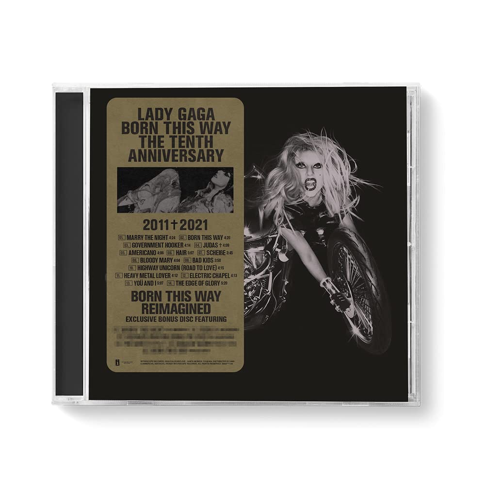 Lady Gaga - Born This Way The Tenth Anniversary CD