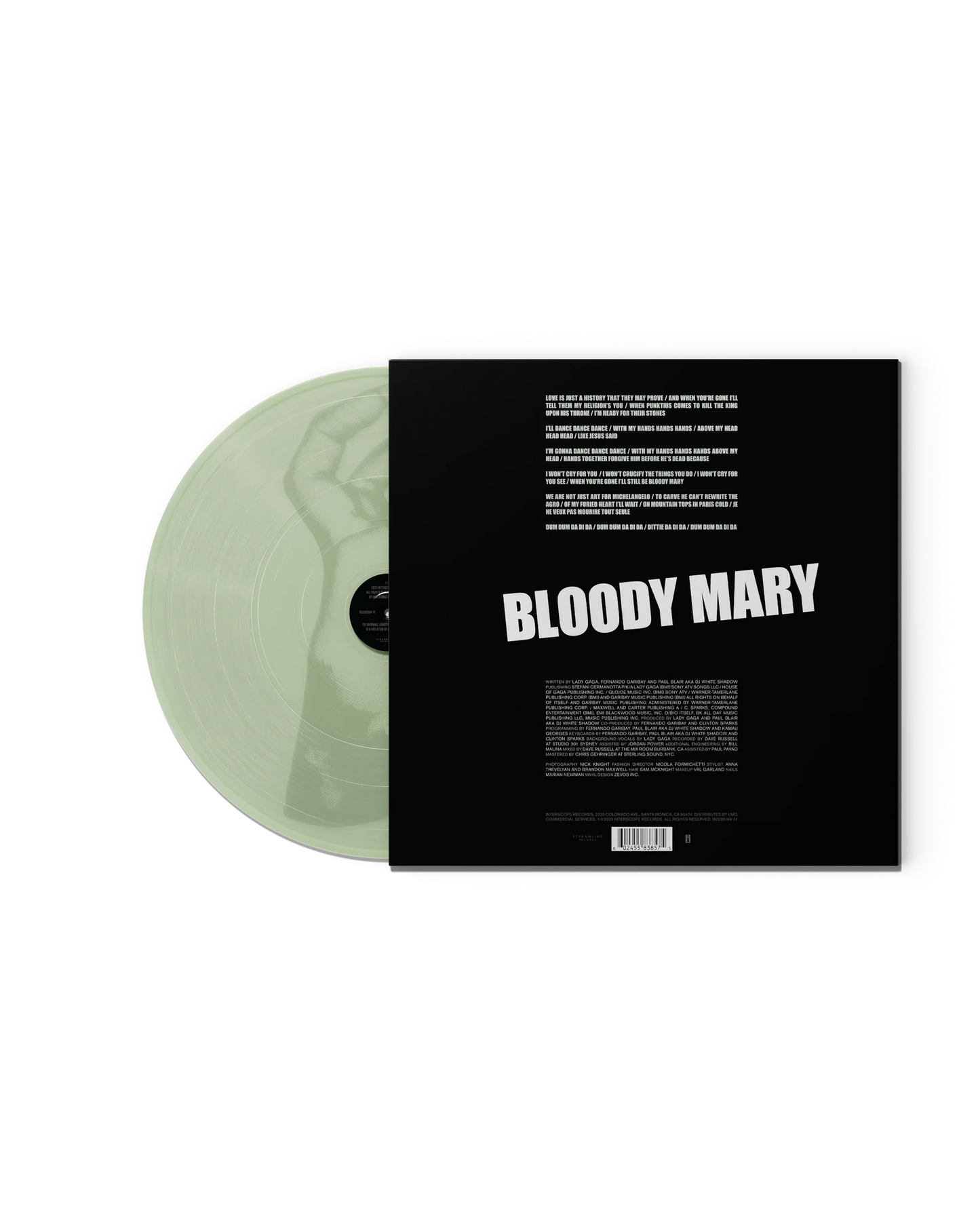 Lady Gaga - Bloody Mary (Glow In The Dark Etched Vinyl)