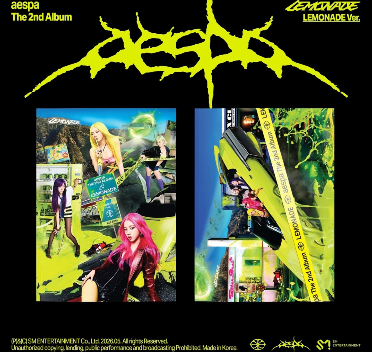 aespa - The 2nd Album 'LEMONADE' (LEMONADE Ver. B)