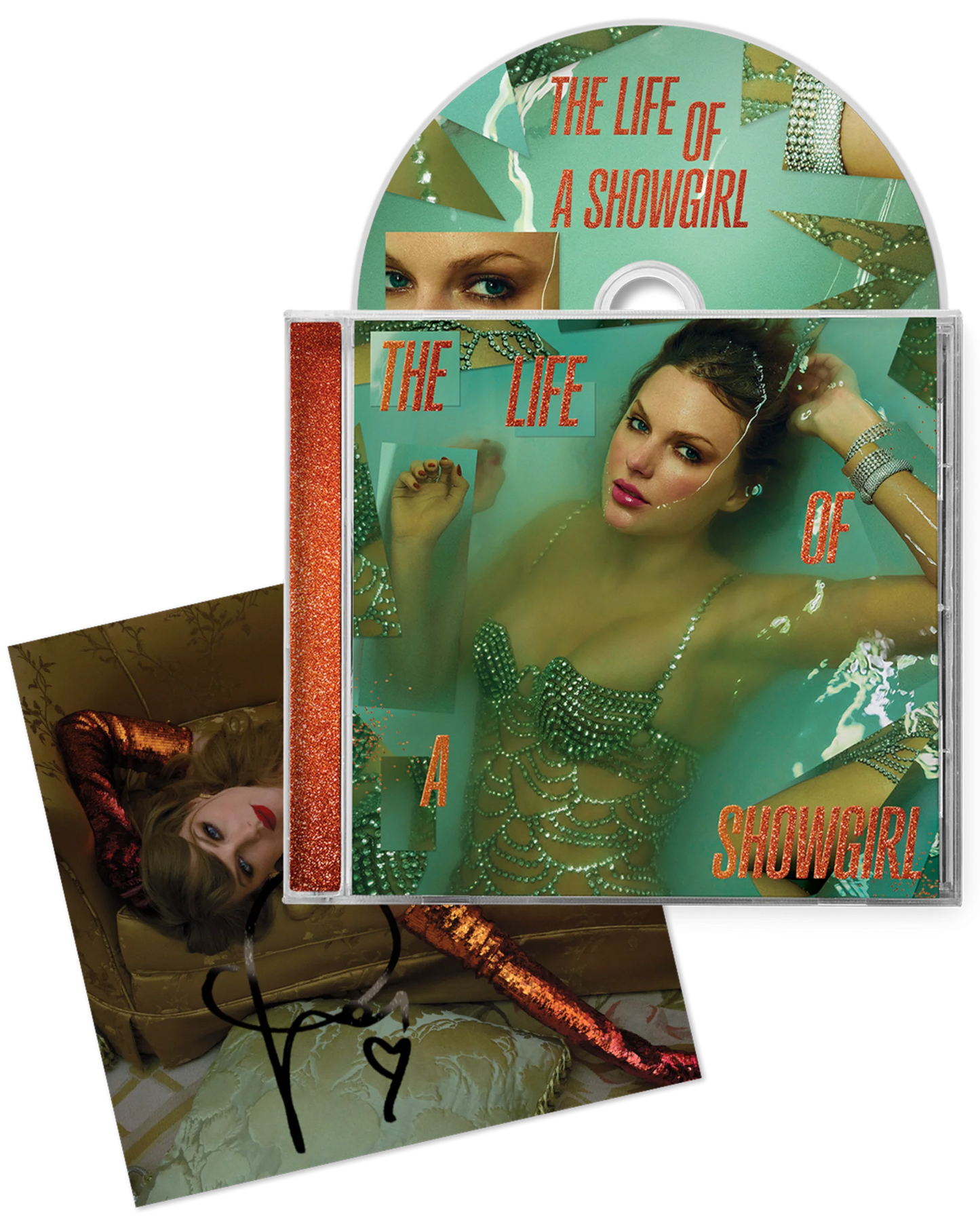 Taylor Swift - The Life Of A Showgirl (Signed CD + Art Card)