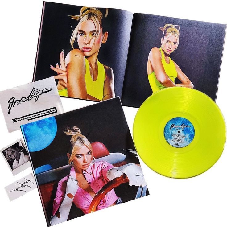 Dua Lipa - Future Nostalgia (Webstore Exclusive Signed Yellow Vinyl)