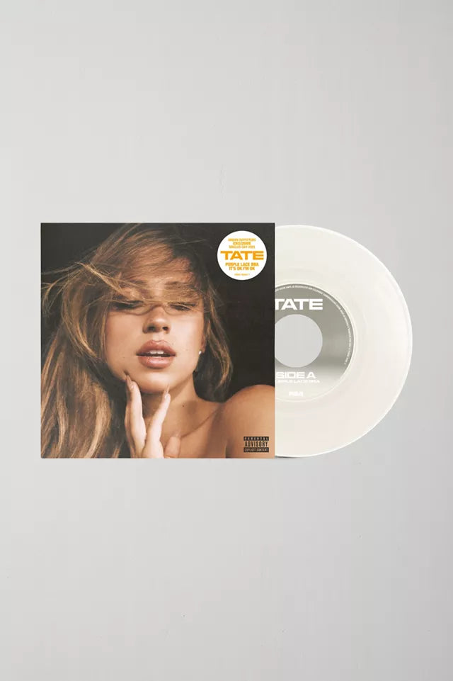 Tate McRae - Purple Lace Bra / It's Ok I'm Ok (UO Exclusive 7" Opaque White Vinyl)