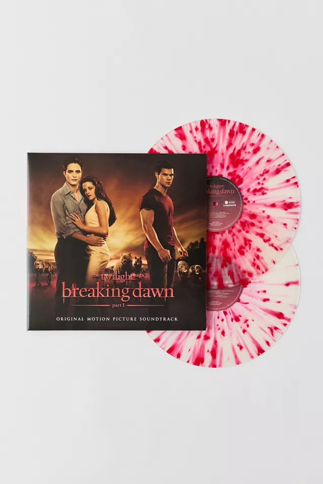 The Twilight Saga: Breaking Dawn Part 1 (UO Exclusive Milky Clear w/ Red Splatter 2LP)