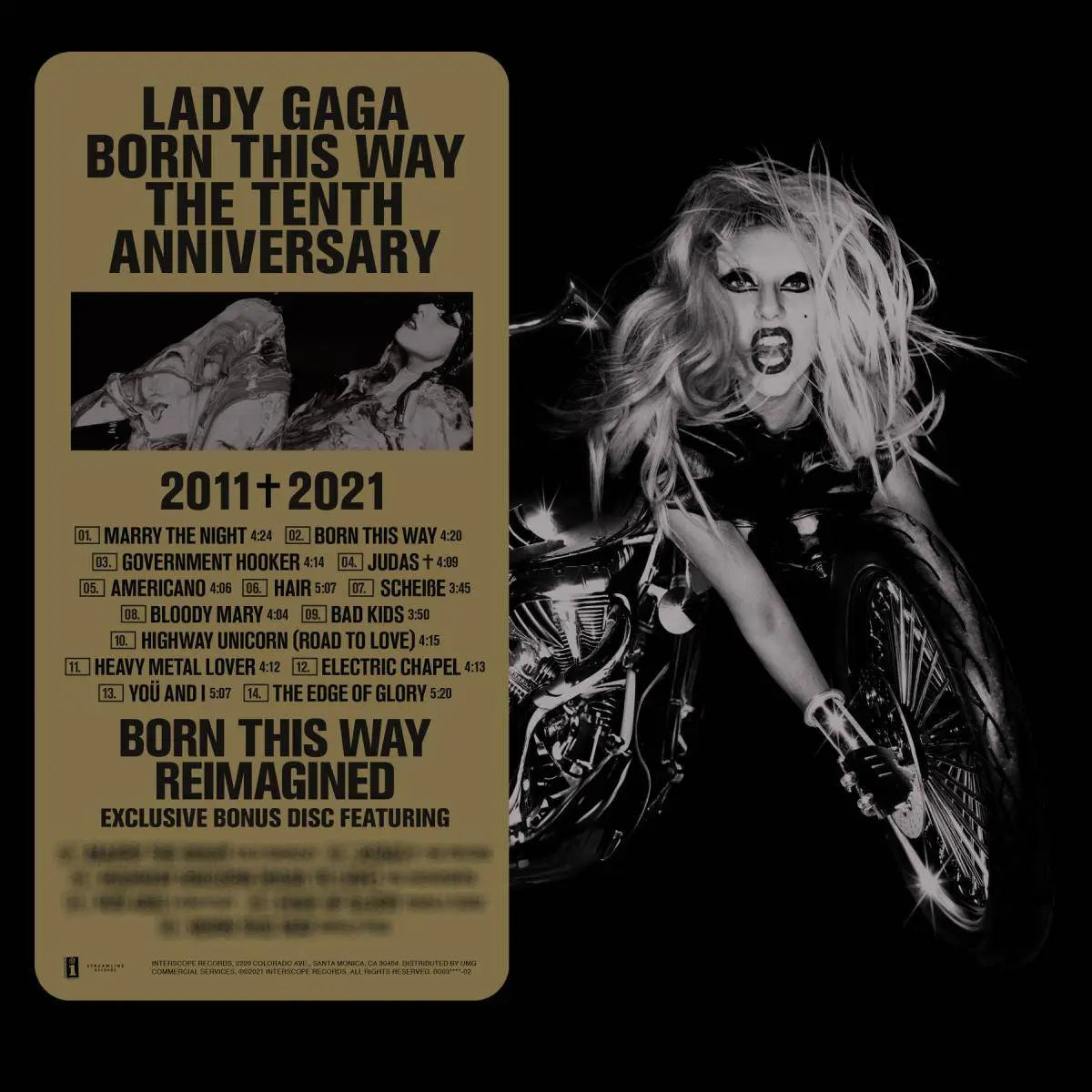 Lady Gaga - Born This Way The Tenth Anniversary CD