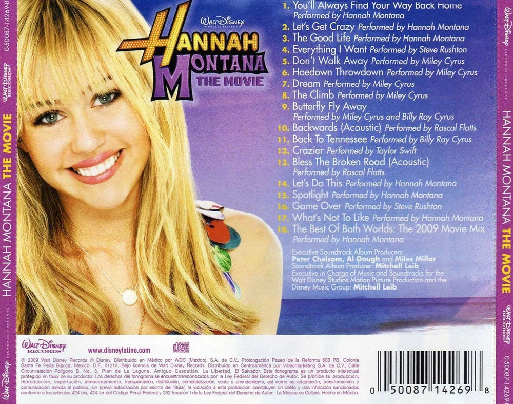 Hannah Montana - Hannah Montana: The Movie Soundtrack CD
