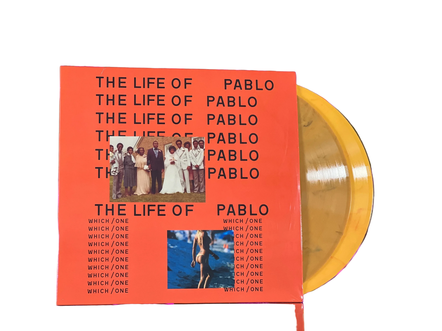 Kanye West - The Life Of Pablo (Unofficial Pressing: Orange Marbled 2LP)