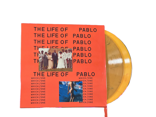 Kanye West - The Life Of Pablo (Unofficial Pressing: Orange Marbled 2LP)