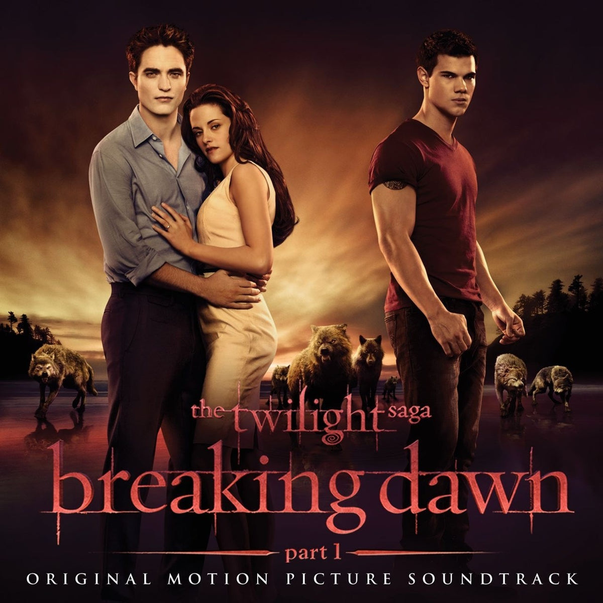 The Twilight Saga: Breaking Dawn Part 1 (UO Exclusive Milky Clear w/ Red Splatter 2LP)