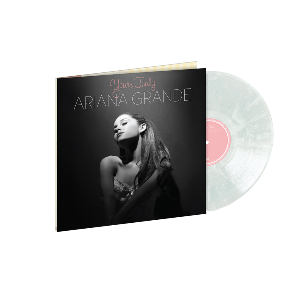 Ariana Grande - Yours Truly (Clear & White Swirl) Vinyl