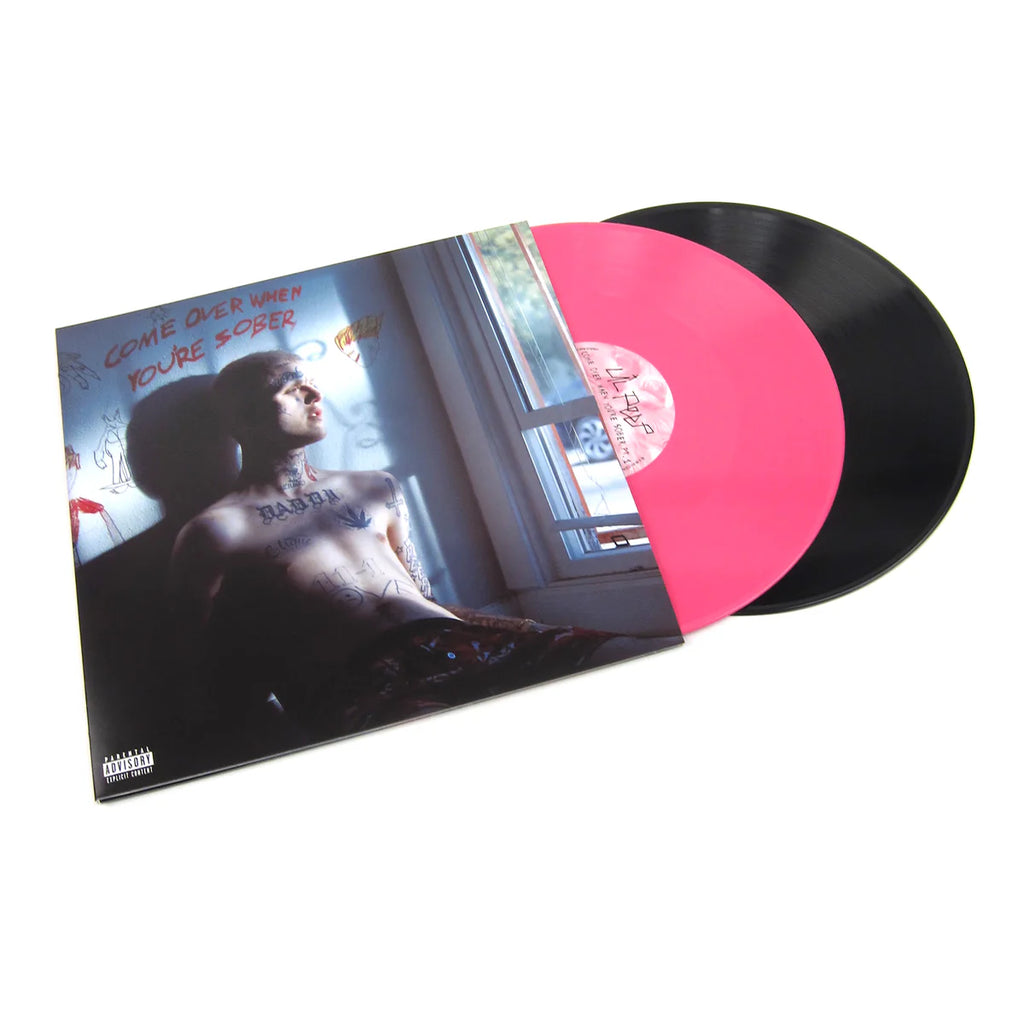 Lil Peep - Come Over When You're Sober Pt. 1 & Pt. 2 (Pink & Black) Vinyl