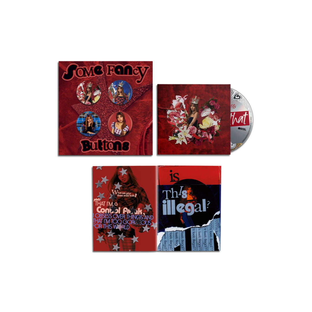 PinkPantheress - Fancy That' CD Zine & Some Fancy Buttons Bundle